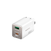 MICRODIA SMARTCube™ Nano 45W GaN Pro Wall Charger, Dual-Port, USB-C PD3.0 + USB-A QC3.0